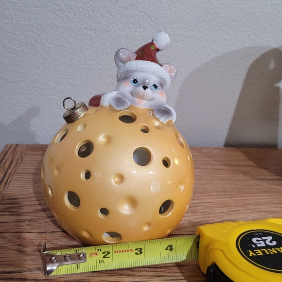 Home Reflections HOLIDAY LIGHT UP MOUSE ON ORNAMENT - Picture 5 of 5